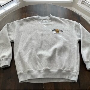 A&F Essential Crew Sweatshirt S Oversized Fit